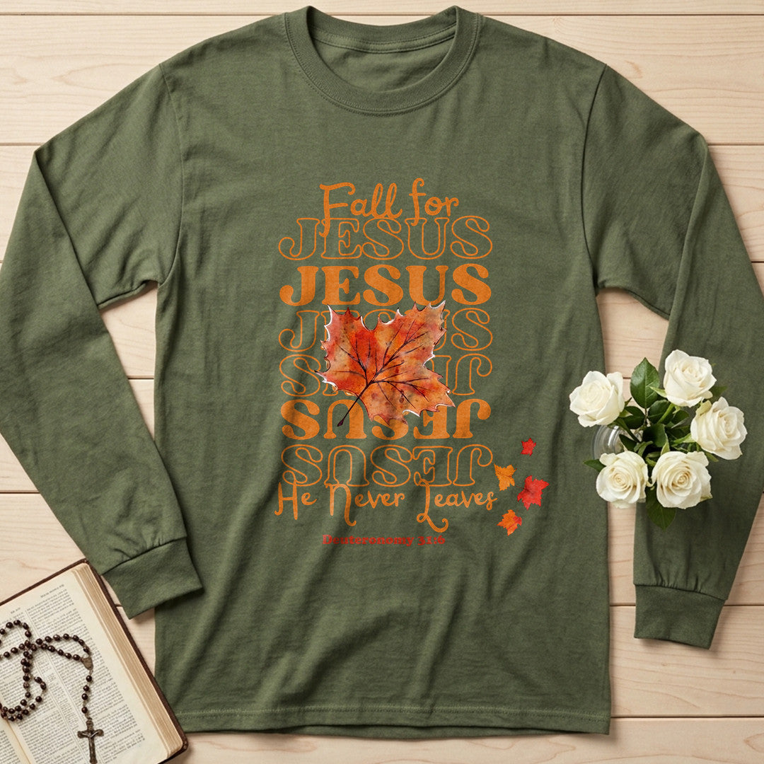 Fall For Jesus He Never Leaves 47
