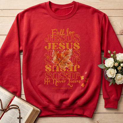 Fall For Jesus He Never Leaves 47