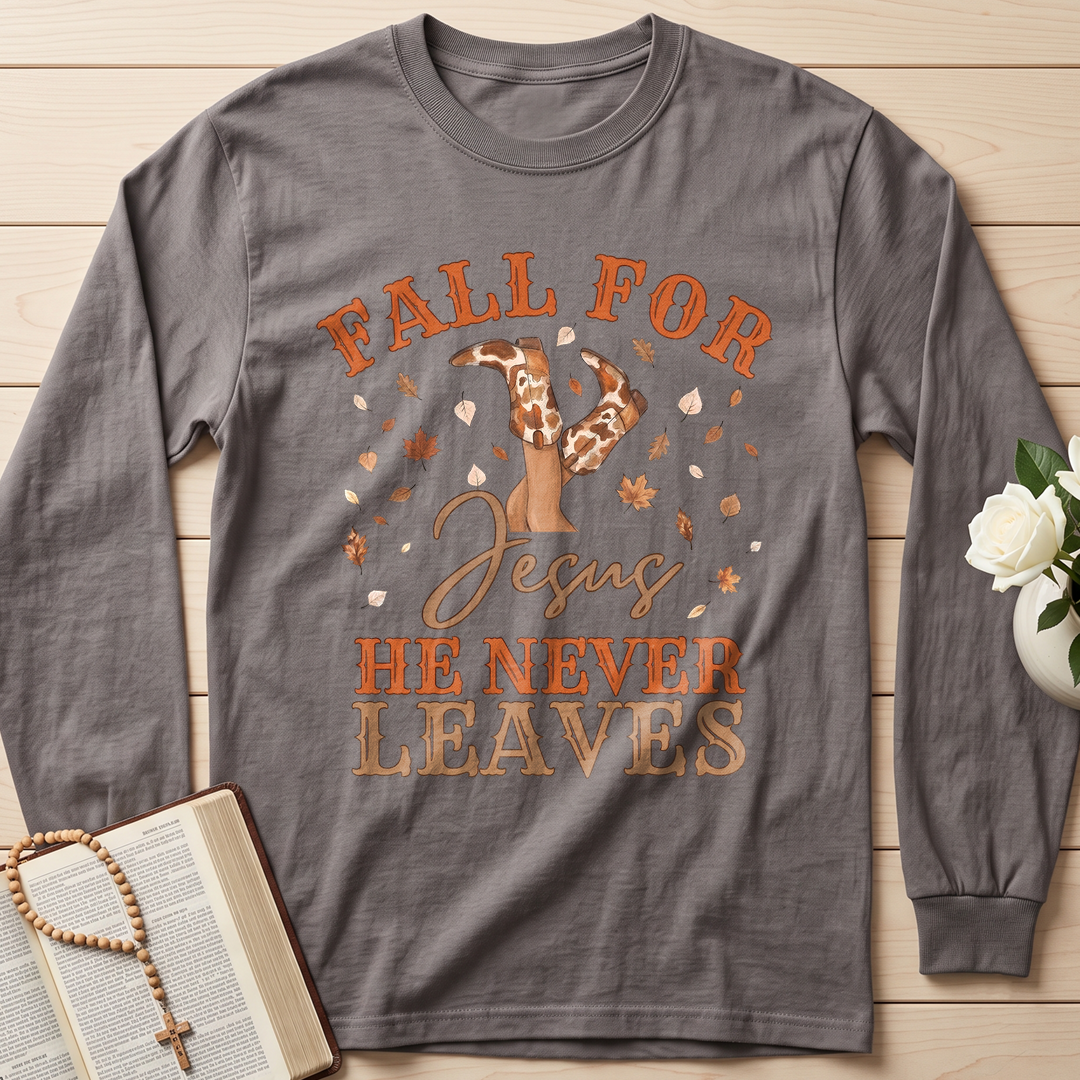 Fall For Jesus He Never Leaves 49