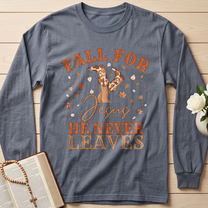 Fall For Jesus He Never Leaves 49