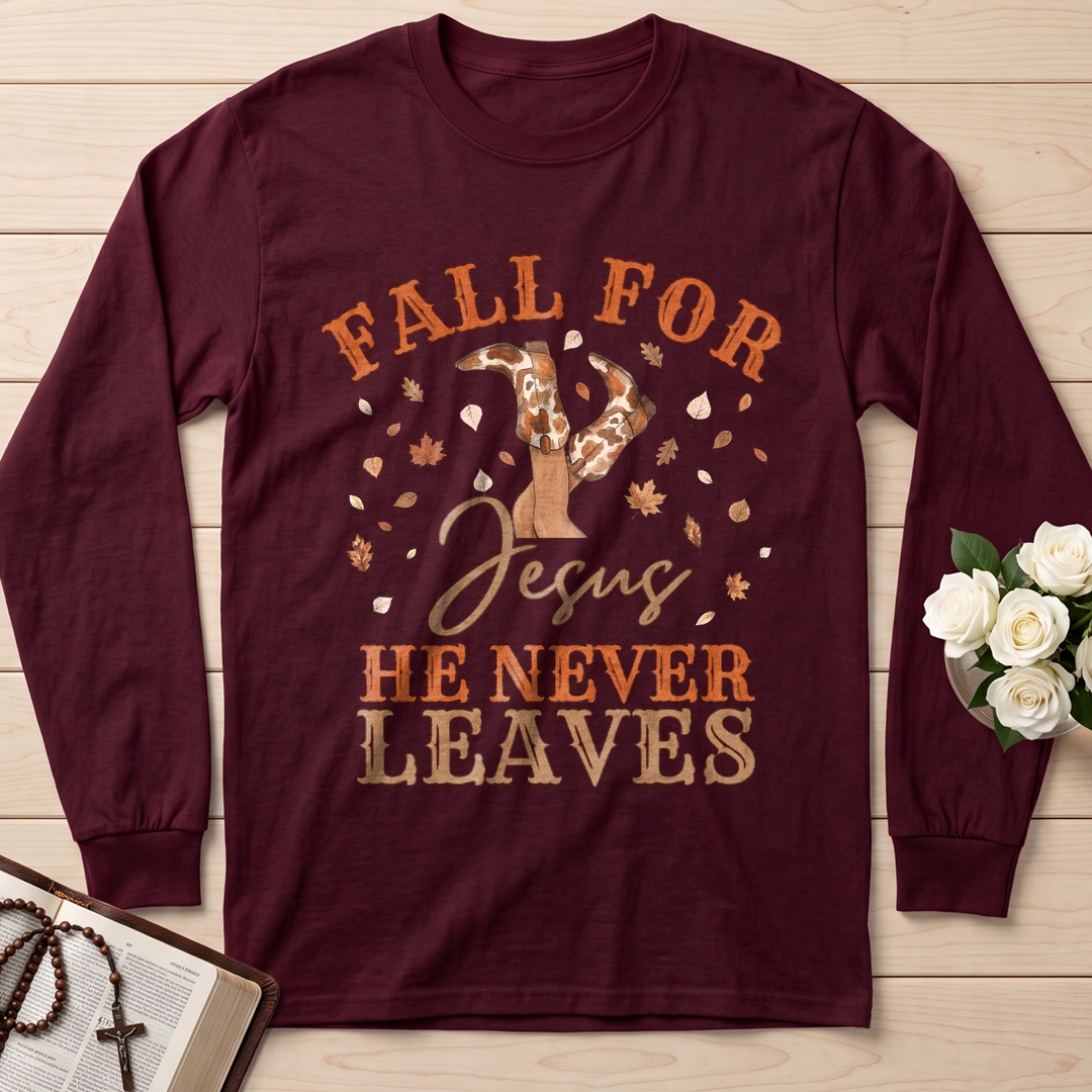 Fall For Jesus He Never Leaves 49