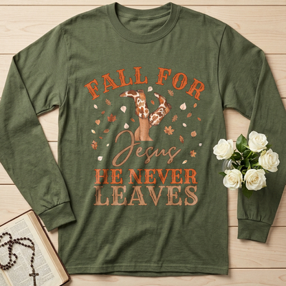 Fall For Jesus He Never Leaves 49