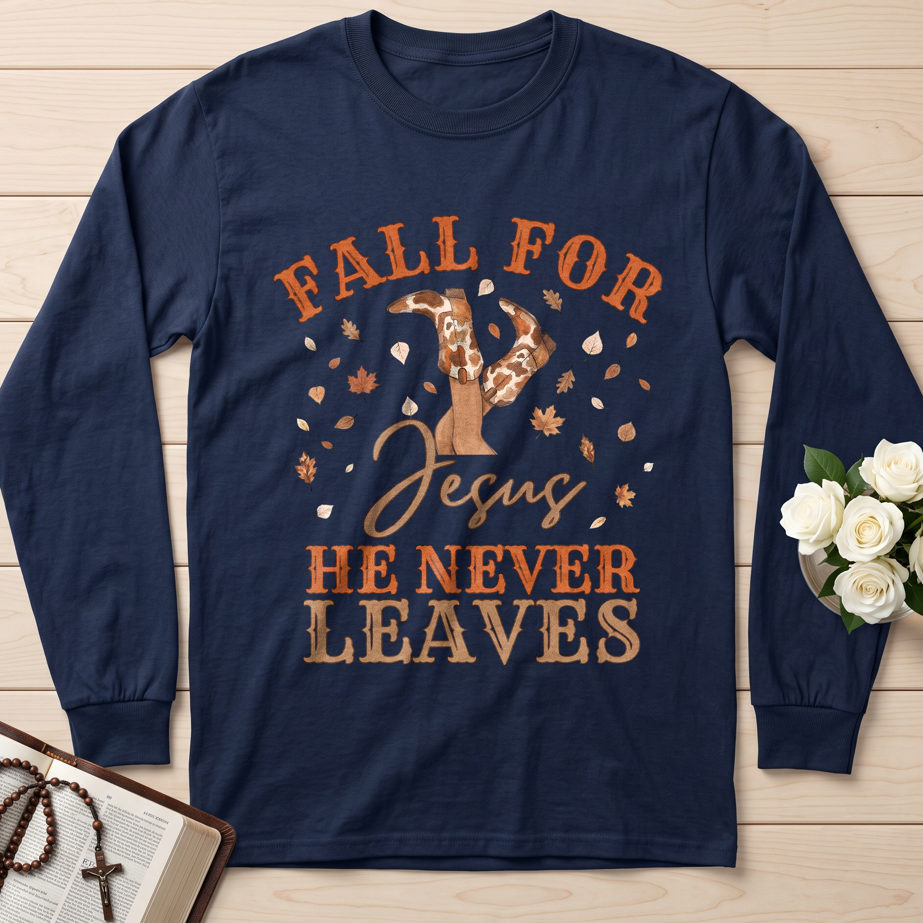 Fall For Jesus He Never Leaves 49