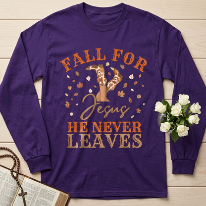 Fall For Jesus He Never Leaves 49