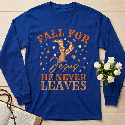 Fall For Jesus He Never Leaves 49