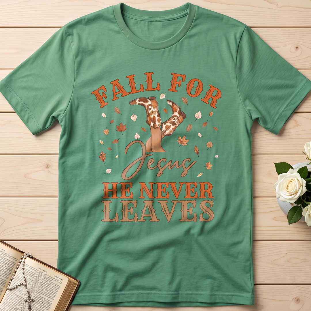 Fall For Jesus He Never Leaves 49