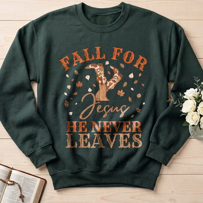 Fall For Jesus He Never Leaves 49