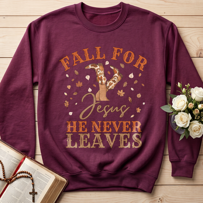 Fall For Jesus He Never Leaves 49
