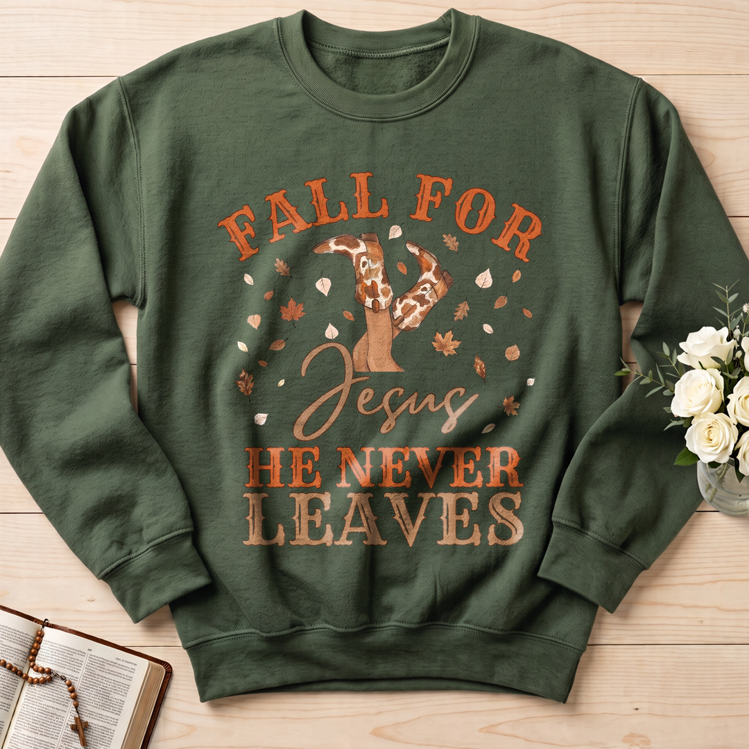 Fall For Jesus He Never Leaves 49