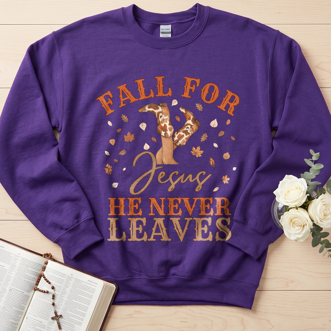 Fall For Jesus He Never Leaves 49