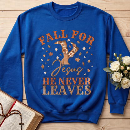 Fall For Jesus He Never Leaves 49