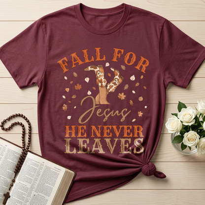 Fall For Jesus He Never Leaves 49