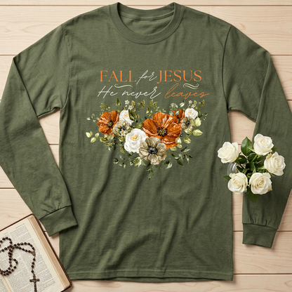 Fall For Jesus He Never Leaves 53