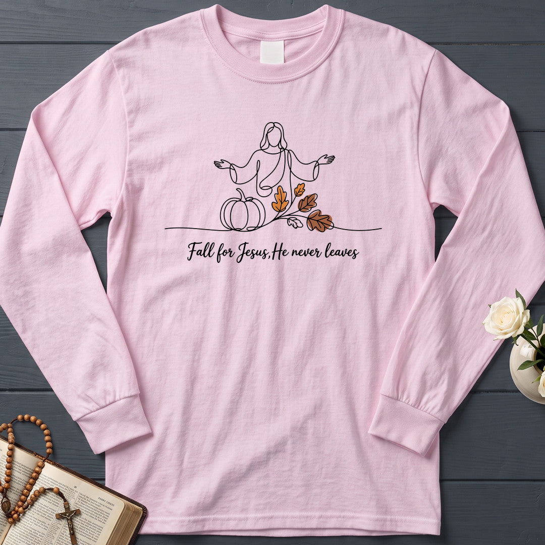 Fall For Jesus He Never Leaves 59