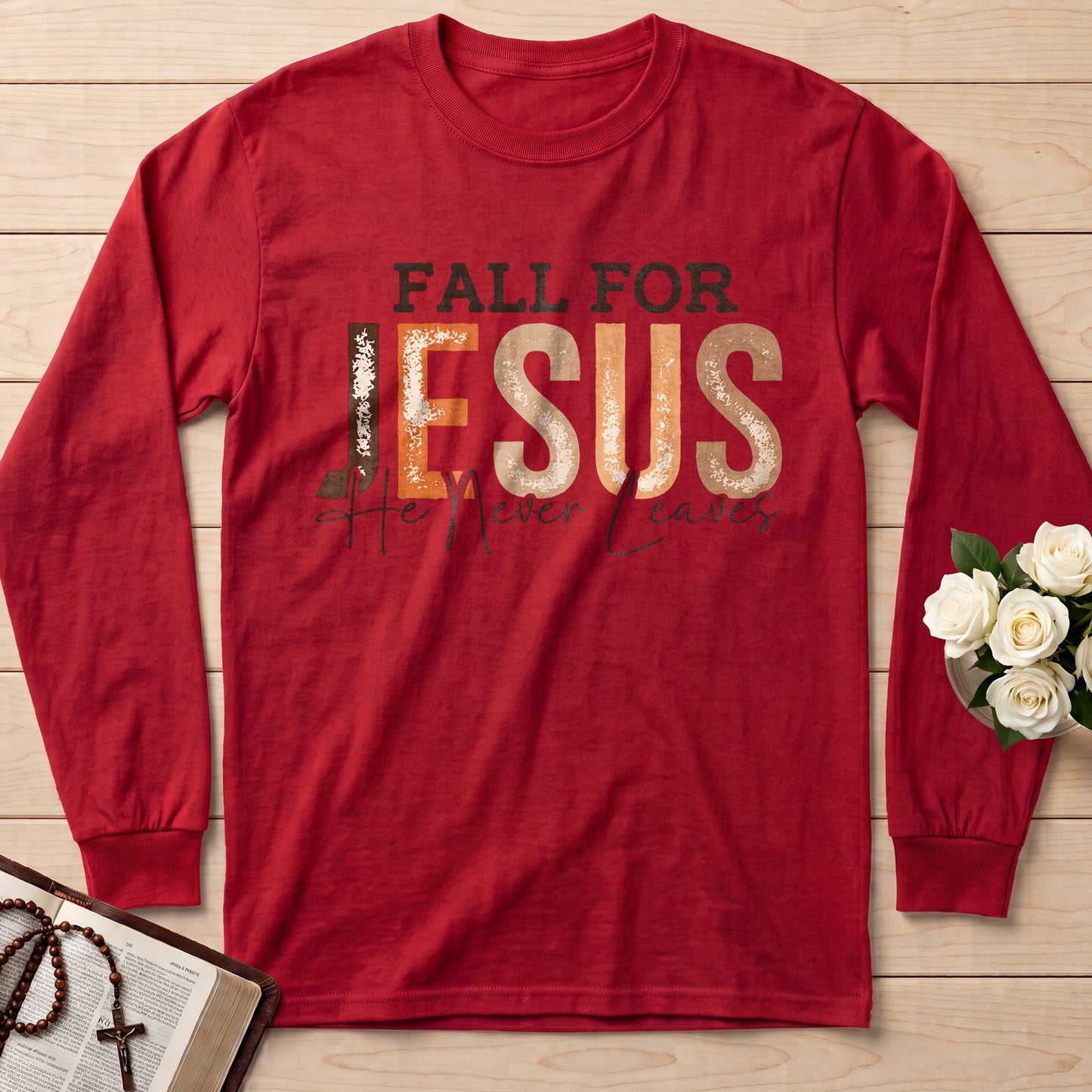Fall For Jesus He Never Leaves 70