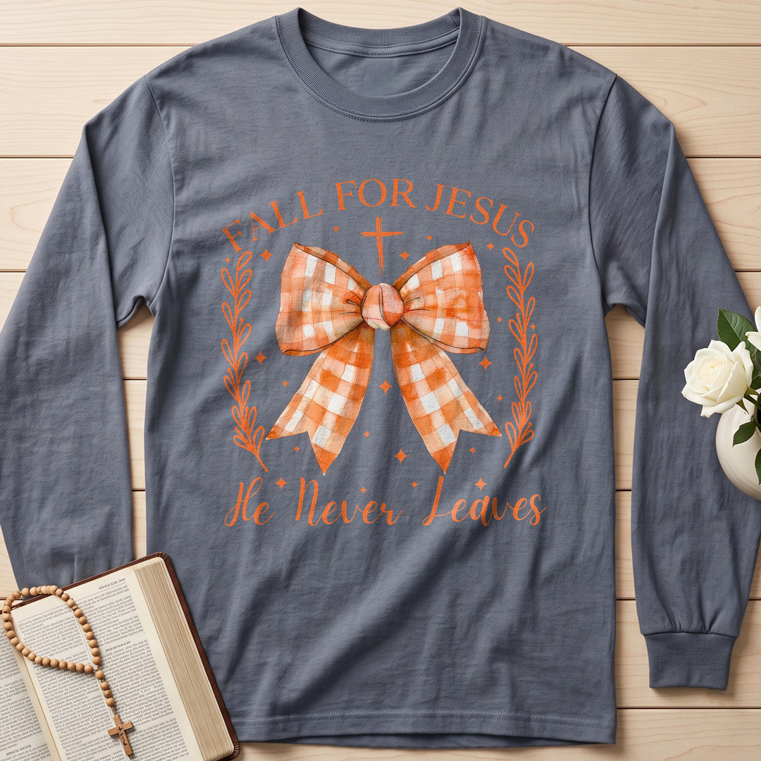 Fall For Jesus He Never Leaves 73