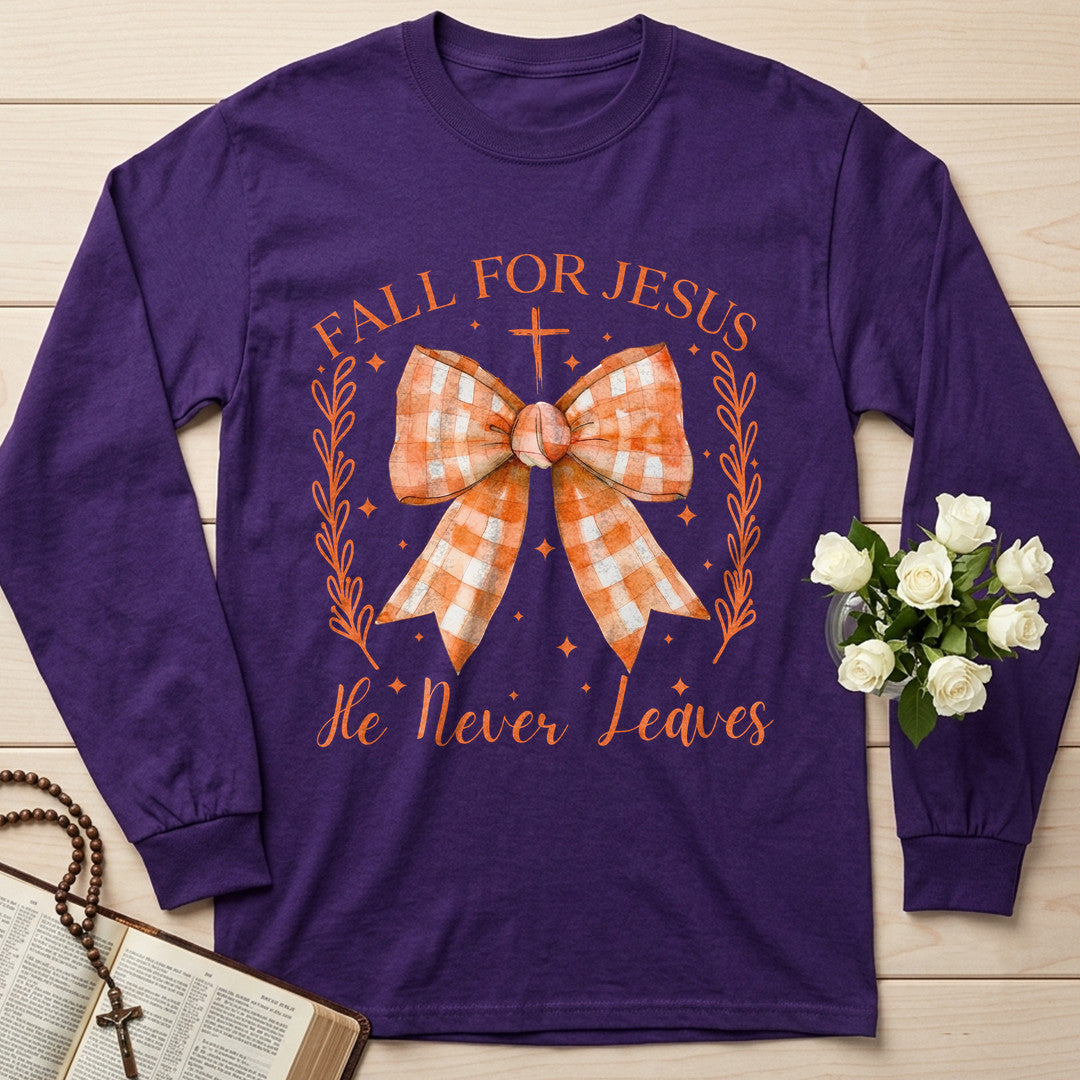 Fall For Jesus He Never Leaves 73