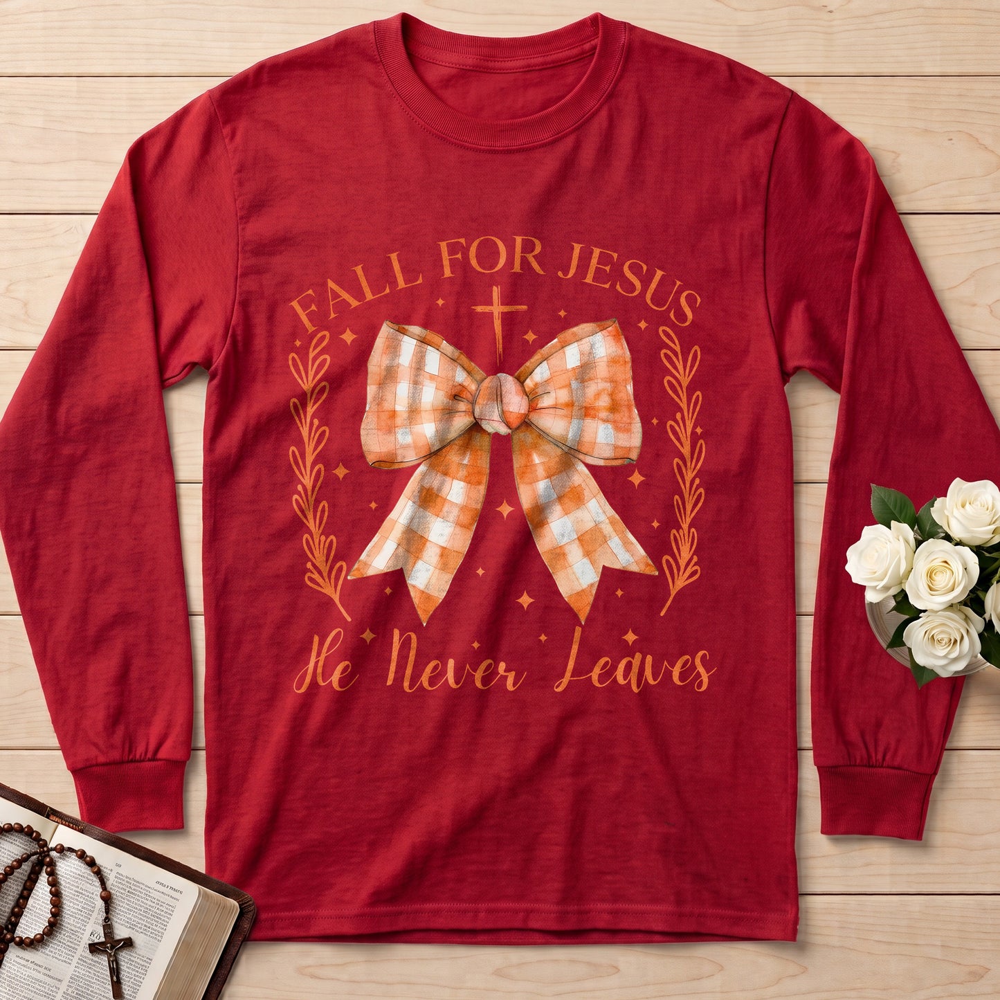 Fall For Jesus He Never Leaves 73