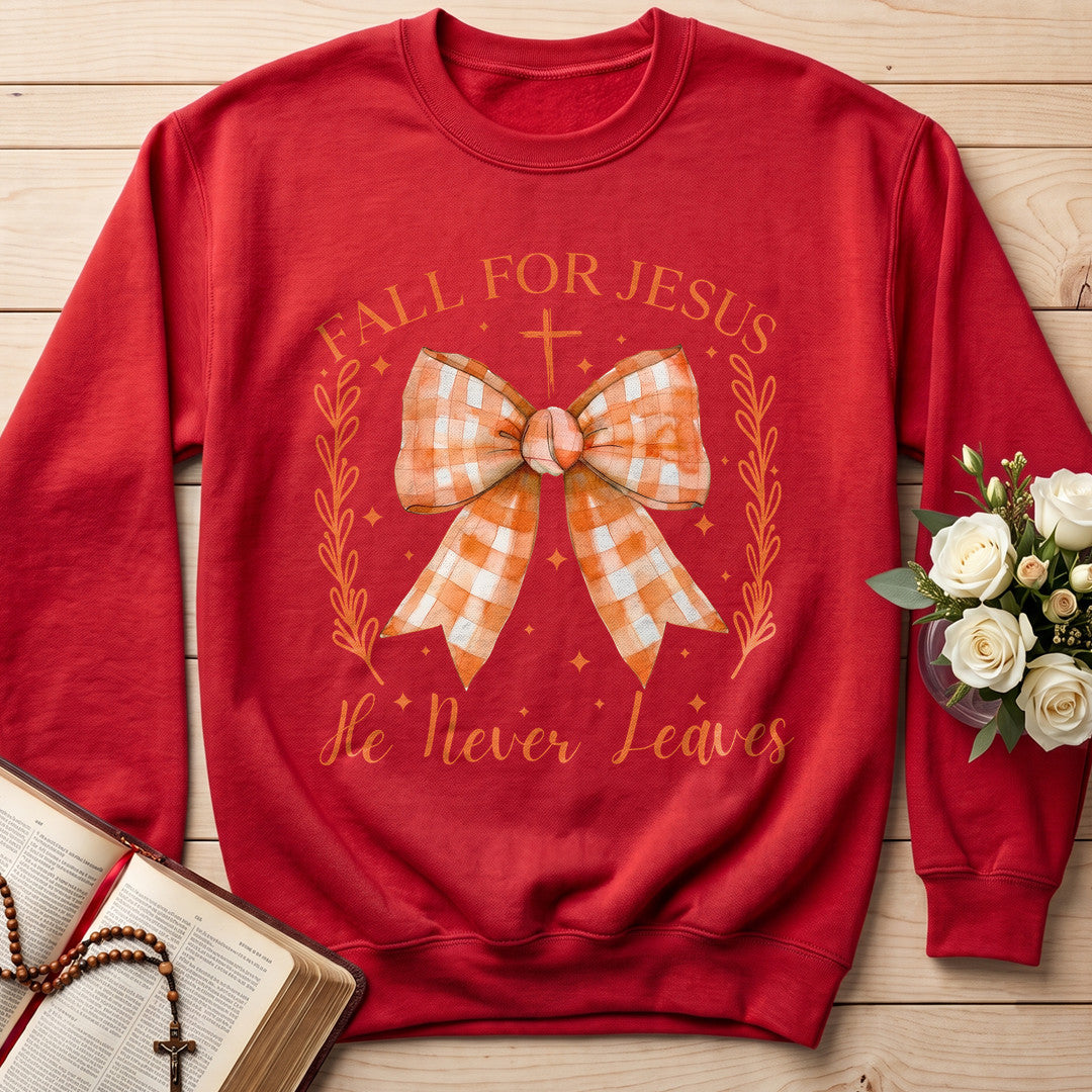 Fall For Jesus He Never Leaves 73