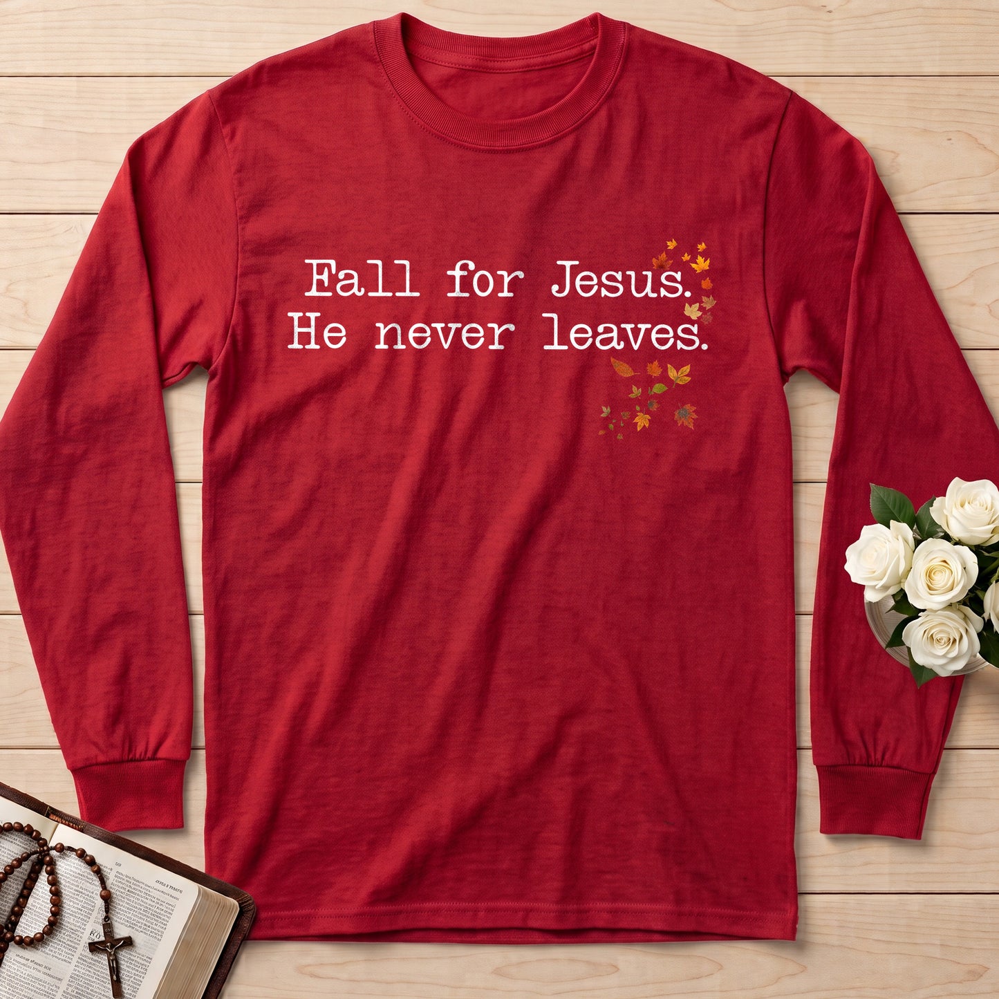 Fall For Jesus He Never Leaves 74