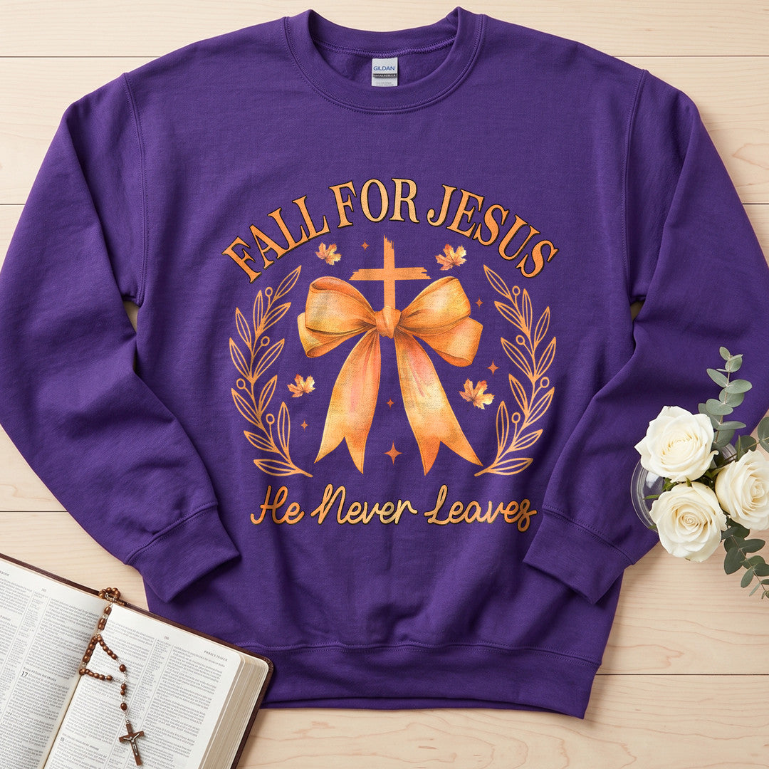 Fall For Jesus He Never Leaves 76