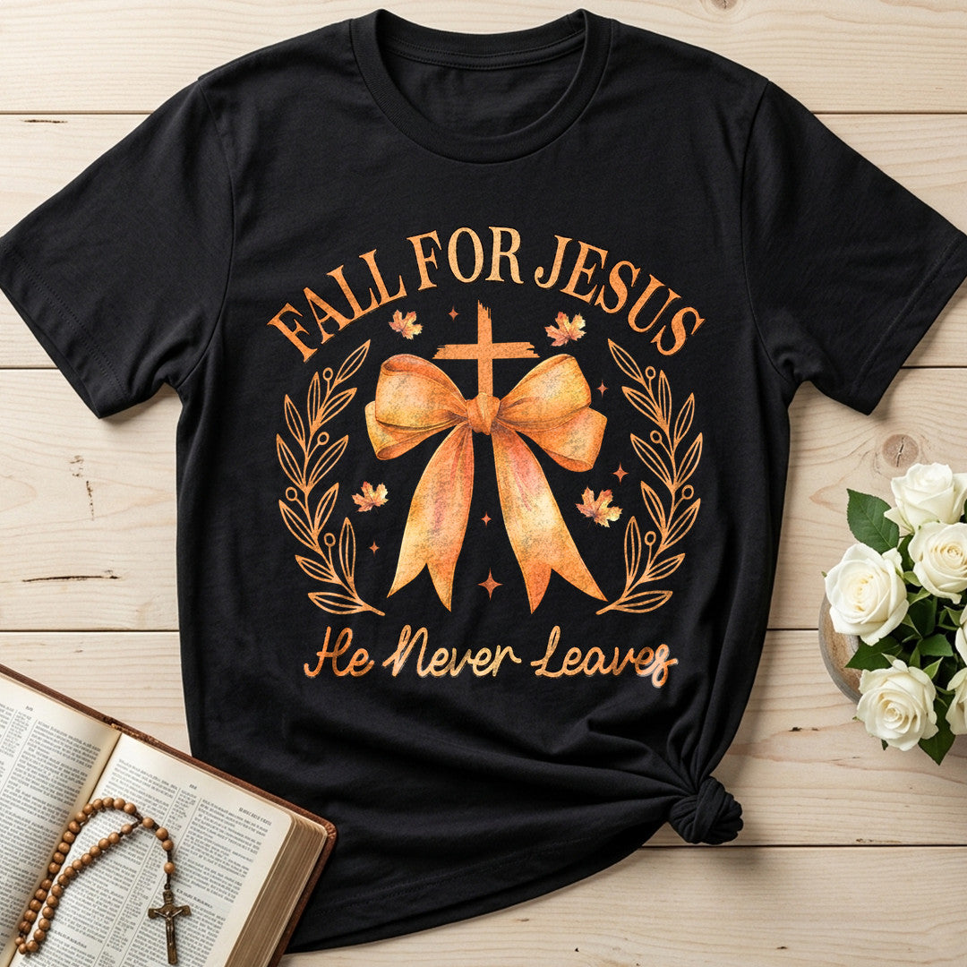 Fall For Jesus He Never Leaves 76