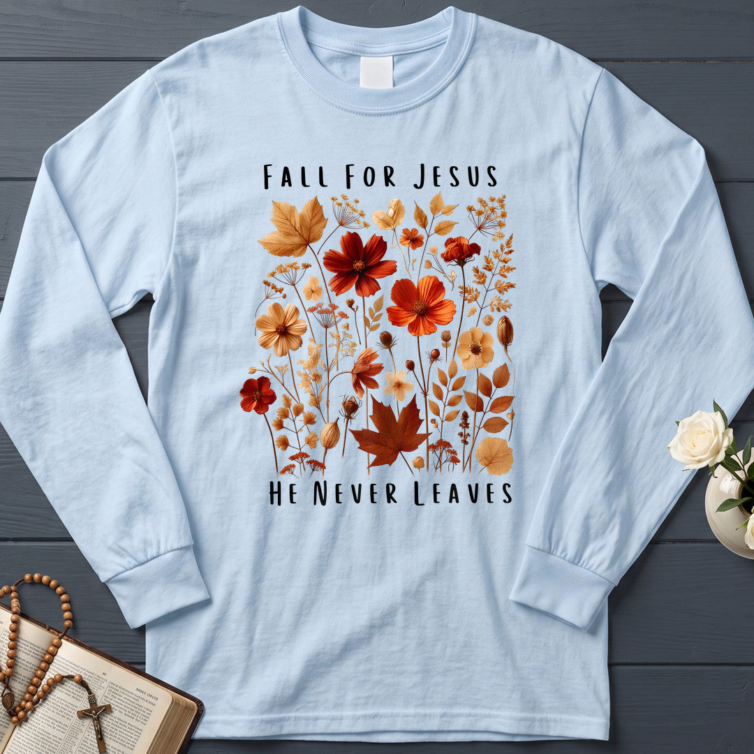 Fall For Jesus He Never Leaves 78