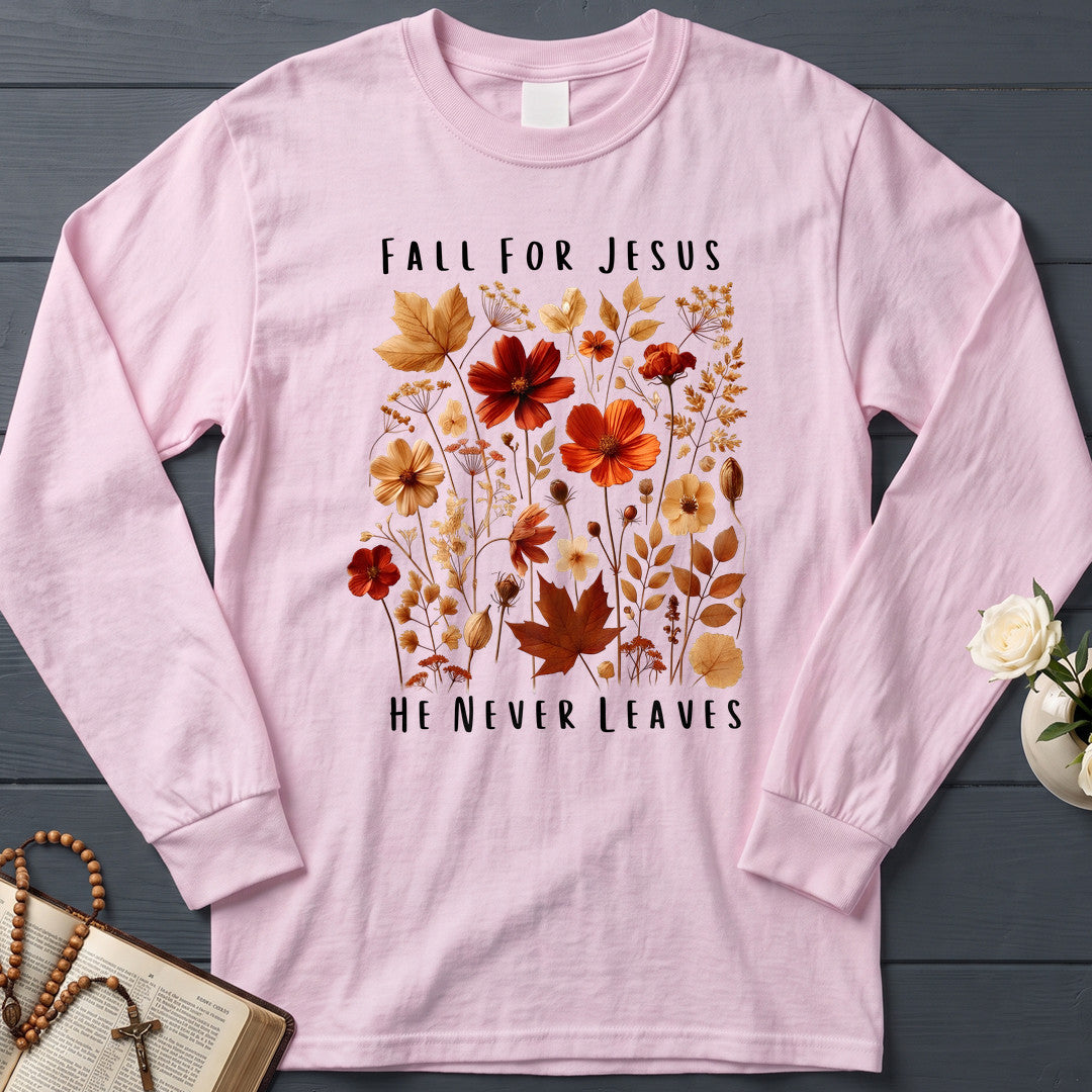 Fall For Jesus He Never Leaves 78