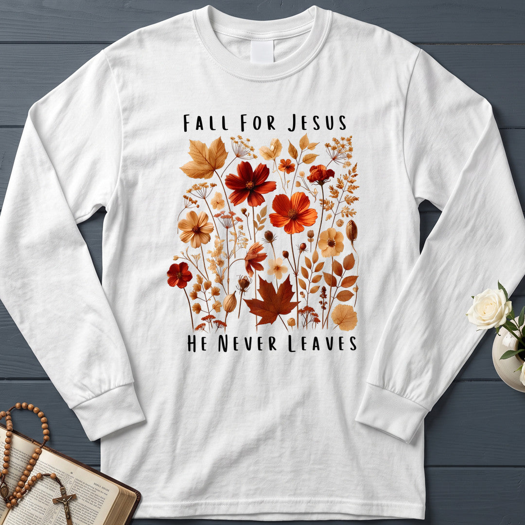 Fall For Jesus He Never Leaves 78