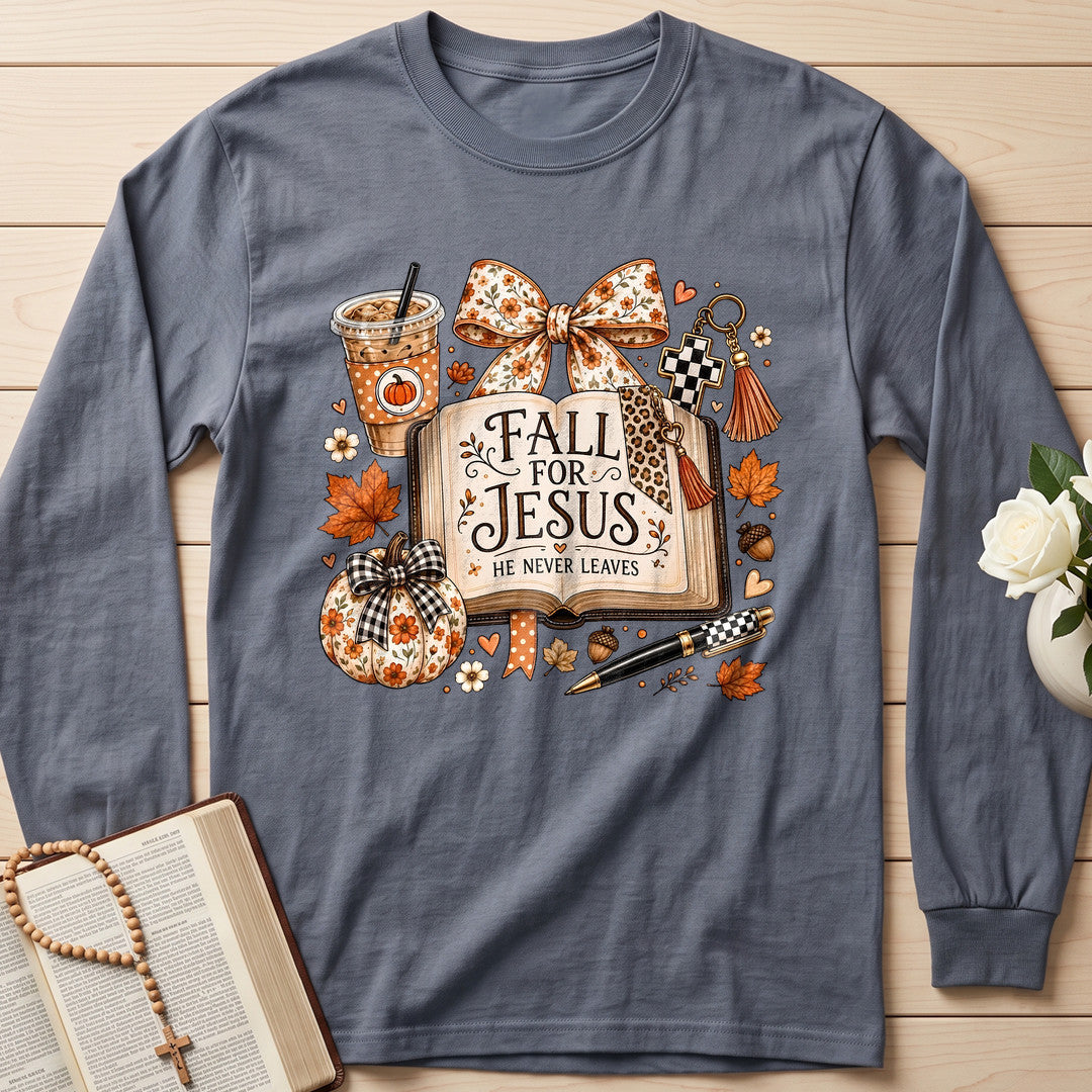 Fall For Jesus He Never Leaves 79