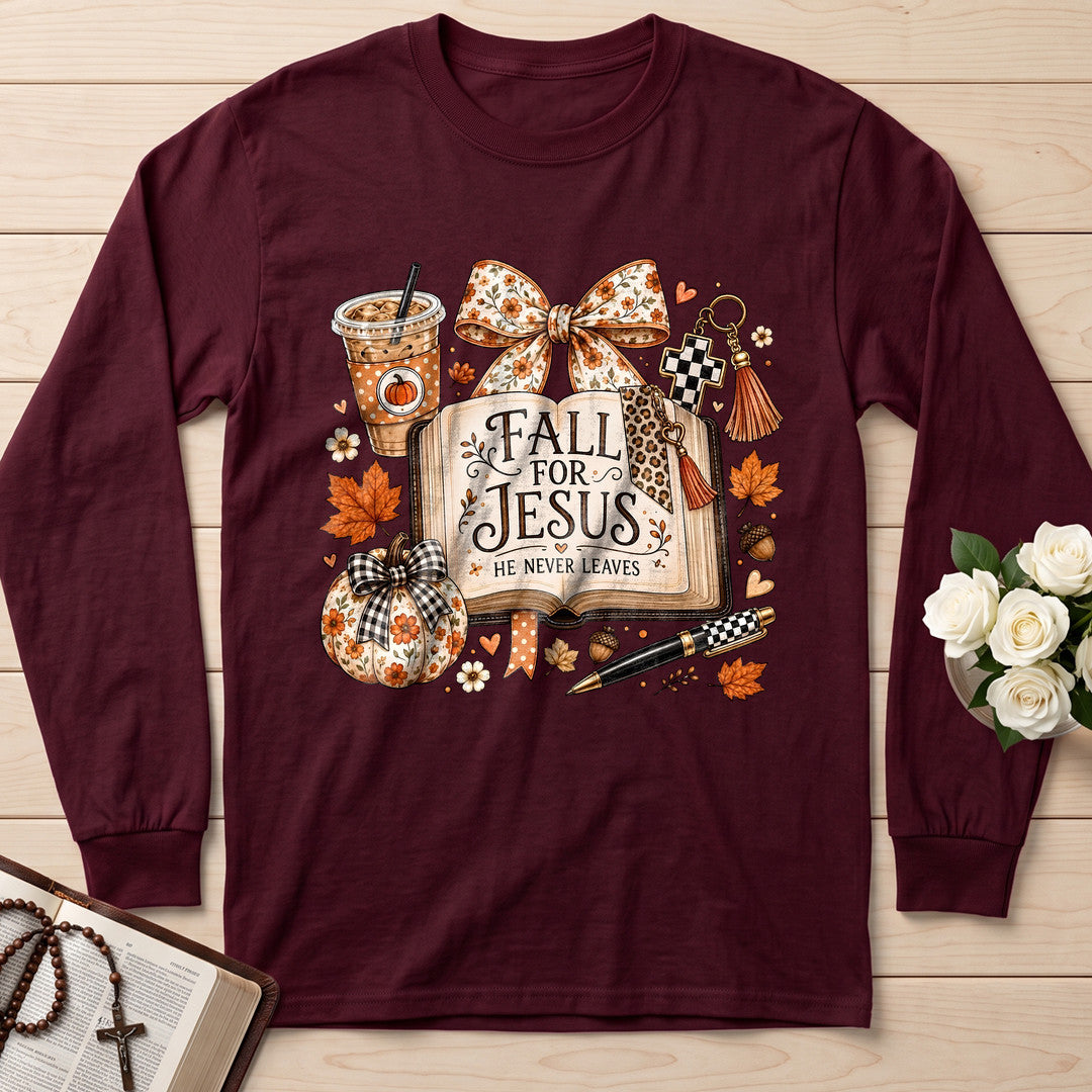 Fall For Jesus He Never Leaves 79