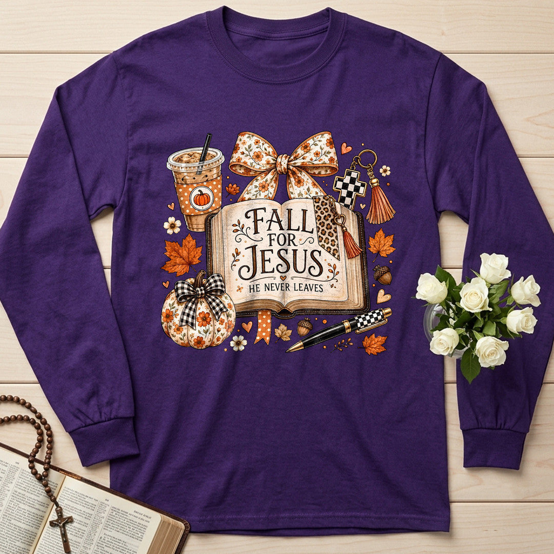 Fall For Jesus He Never Leaves 79
