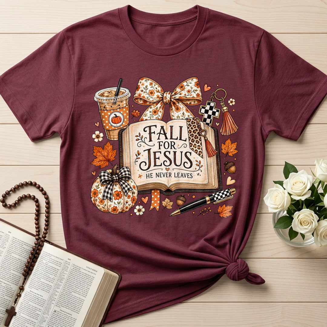 Fall For Jesus He Never Leaves 79