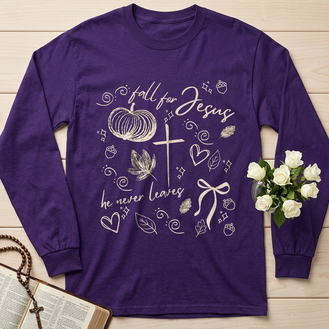 Fall For Jesus He Never Leaves 81