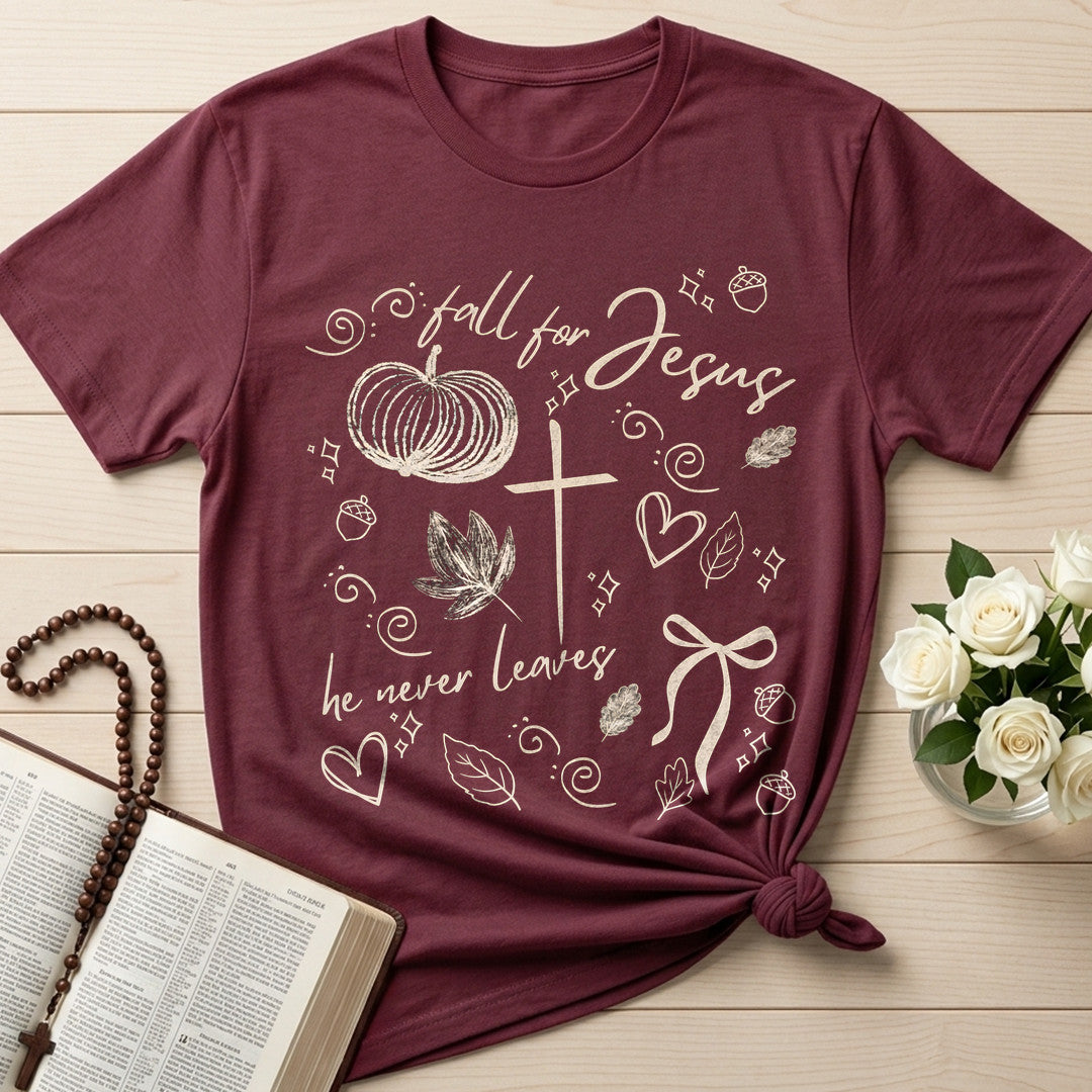 Fall For Jesus He Never Leaves 81