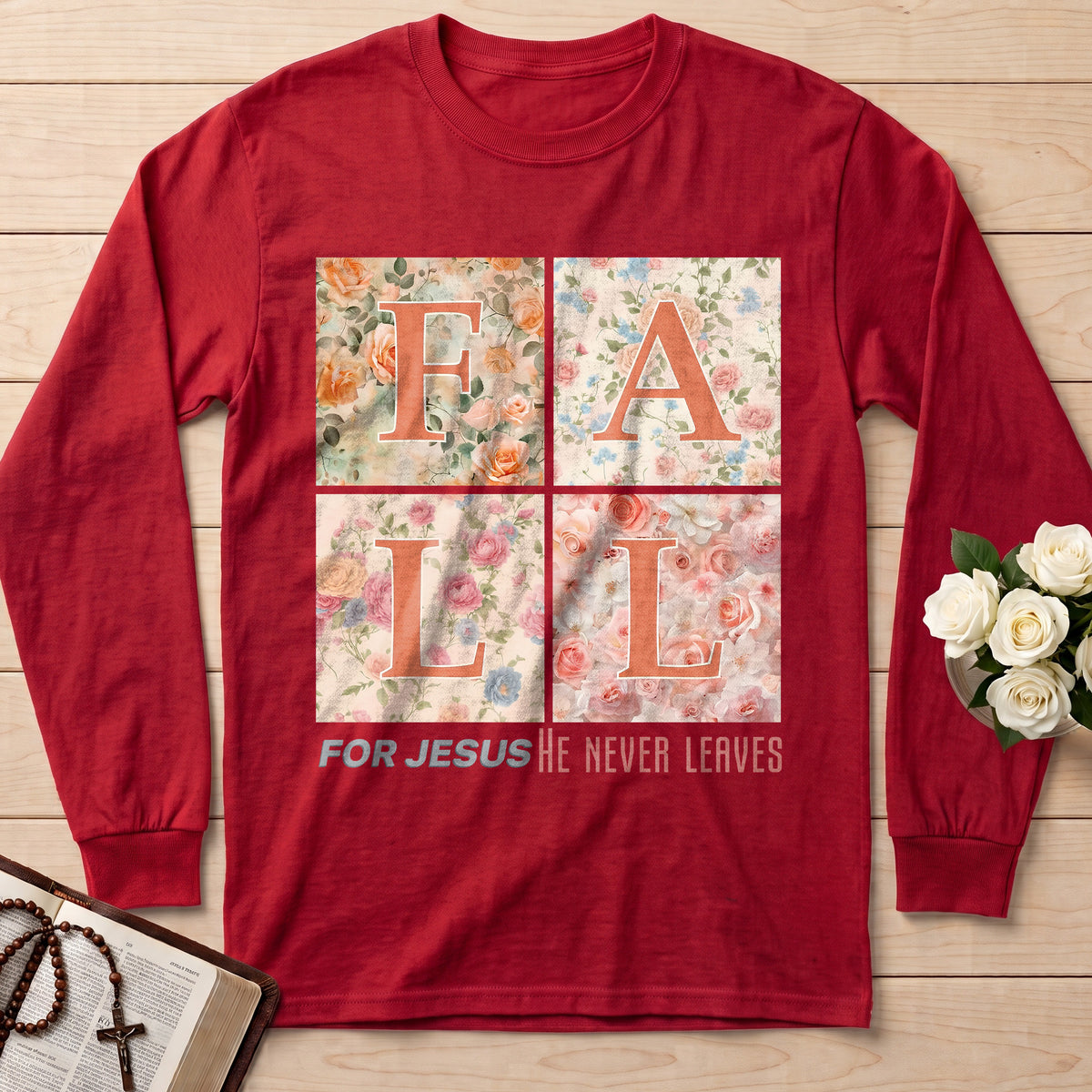 Fall For Jesus He Never Leaves 88