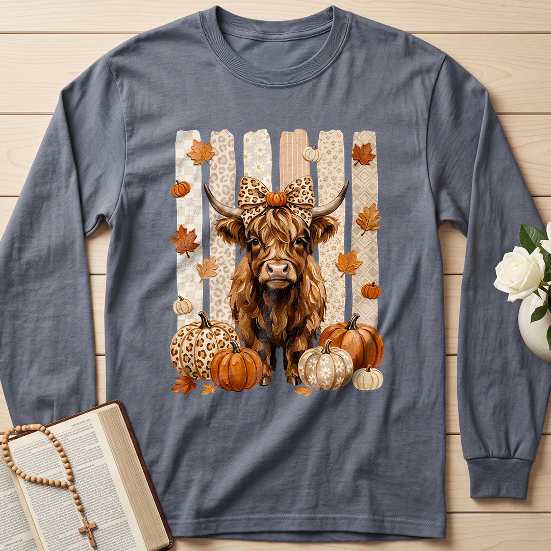 Fall Highland Cow 01