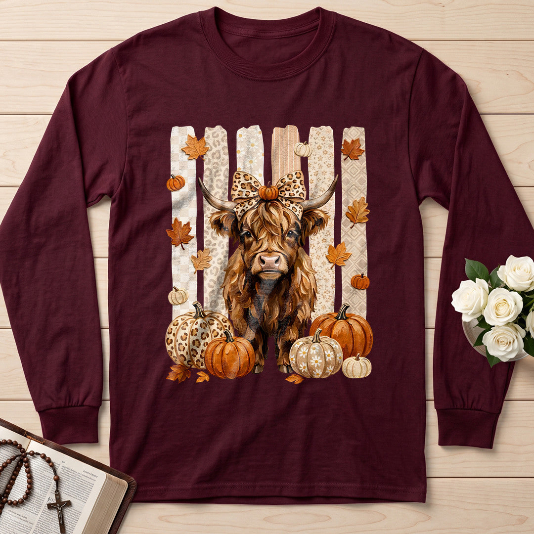 Fall Highland Cow 01