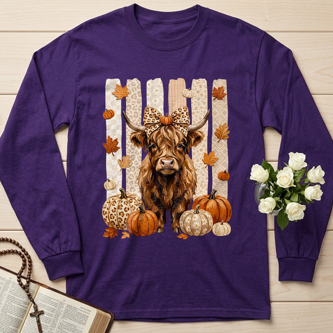 Fall Highland Cow 01
