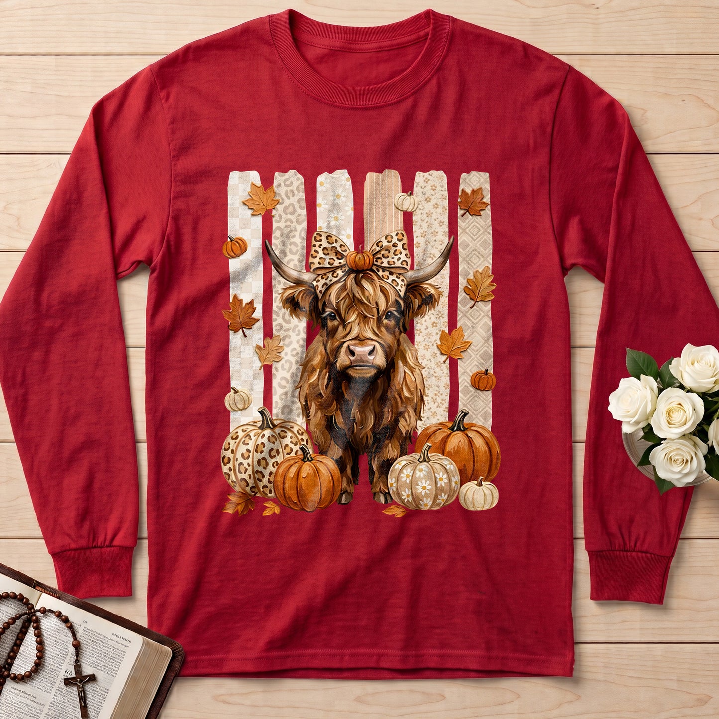 Fall Highland Cow 01