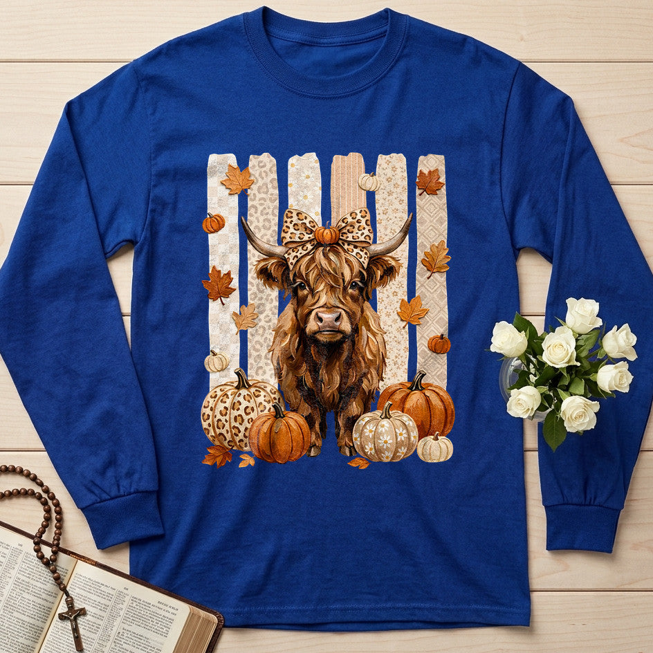 Fall Highland Cow 01
