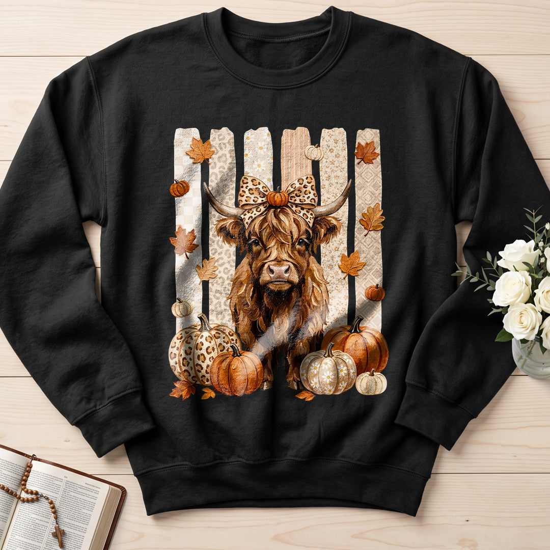 Fall Highland Cow 01