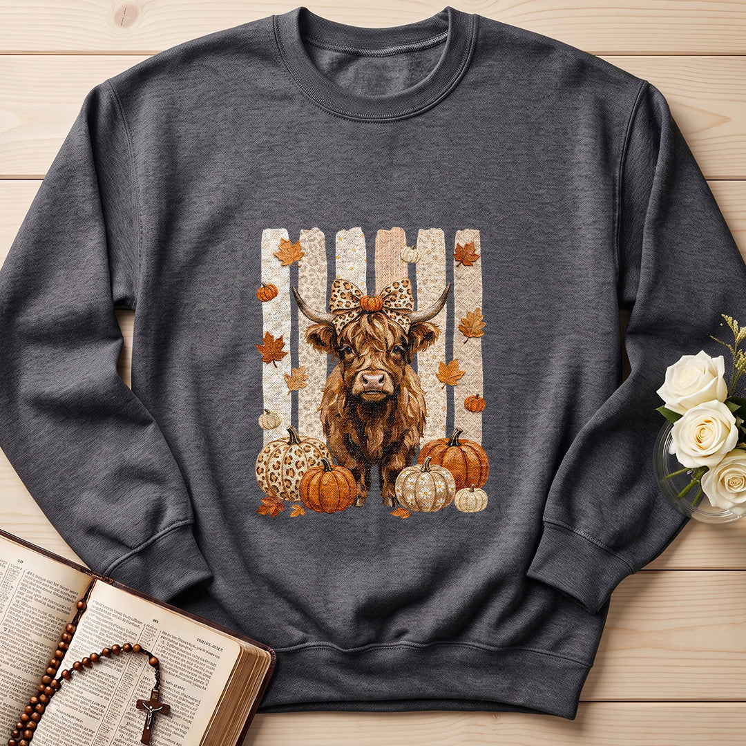 Fall Highland Cow 01