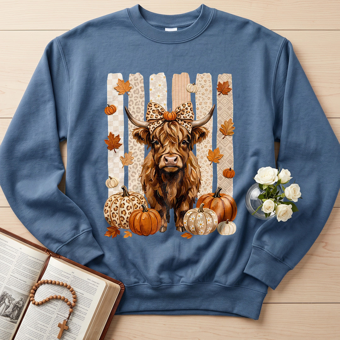 Fall Highland Cow 01