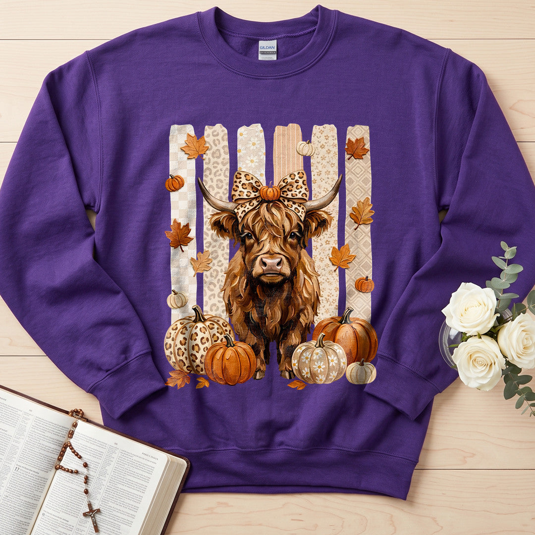 Fall Highland Cow 01