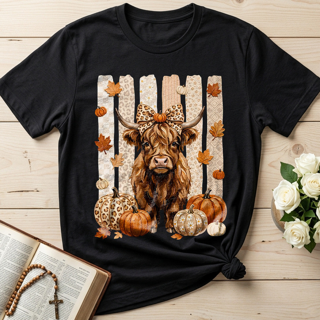 Fall Highland Cow 01