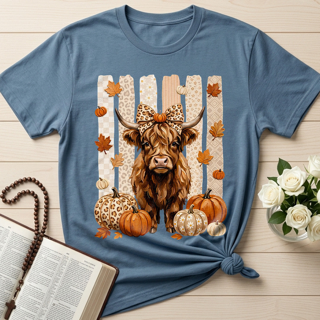 Fall Highland Cow 01