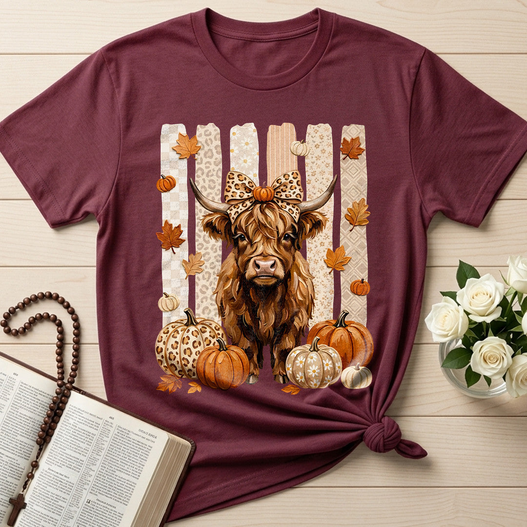 Fall Highland Cow 01