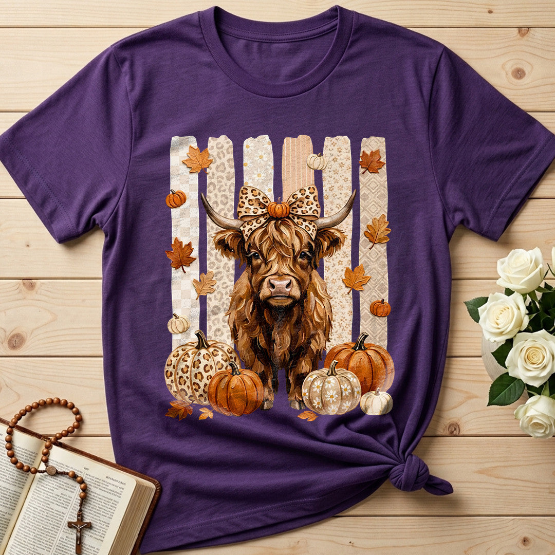 Fall Highland Cow 01
