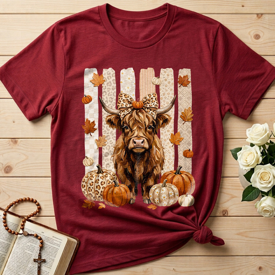 Fall Highland Cow 01
